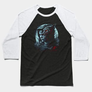 Cat Woman Baseball T-Shirt